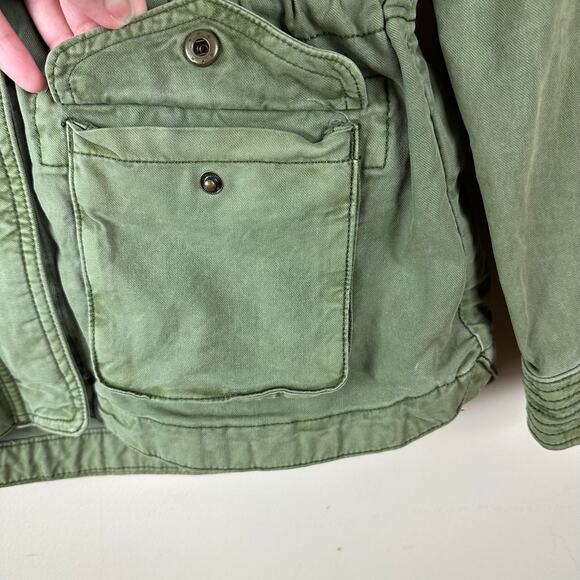 Lucky Brand Utility Jacket Womens Size XS Military Cargo Gorpcore Safari Outdoor - Picture 4 of 14